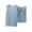 Light Blue, variant on UAMVSH Plus Size Pajamas for Women Set 2 Piece Loose V Neck Sleeveless Top and Ruffle Hem Shorts Pjs Lounge Set Soft Nightwear