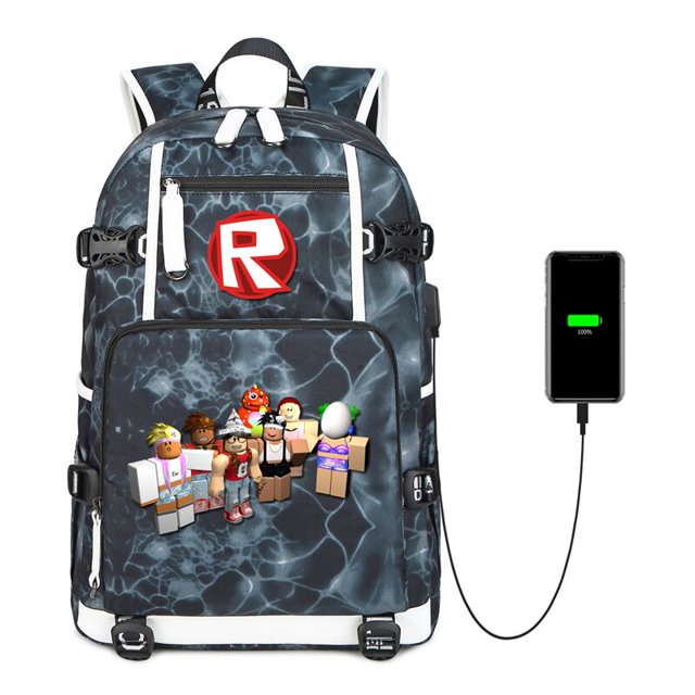 Mochila escolar de gran capacidad para hombre y mujer, bolsa de viaje para ordenador portátil, interfaz de carga de auriculares, impermeable