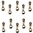 thumbnail image 1 of 10 unidades de tiradores de cremallera de nailon n. degree 3 para reparación y costura de bolsas de ropa y maletas. Oro, 1 of 6