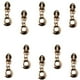thumbnail image 1 of 10 piezas con cabeza de cremallera, deslizadores de cremallera, tirador de cremallera, kit de reparación de repuesto para cremallera de nailon, herram Oro Macarena Tirador de la cremallera, 1 of 6