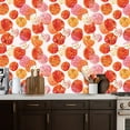 thumbnail image 5 of Peel and Stick Wallpaper Contact Paper Layered sand dollar orange coral pink Great for beach Self Adhesive and Removable 17.7in x 118in, 5 of 8