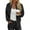 Black, variant on Women's Bomber Jacket Zip Up Lightweight Coat Casual Sweatshirt Jackets Windbreaker Fall Coats Outwear with Pockets