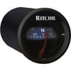 RitchieSport by Ritchie Navigation X-21BU - Black Housing with Blue 2-inch Direct Reading Dial Dash Mount Compass