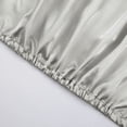 thumbnail image 6 of 3 Piece Gray Silky Satin Bed Sheets Twin with Deep Pockets, Luxury Silk Feel Satin Twin Size Sheet Set Bedding Set (1 Flat Sheet,1 Fitted Sheet,1 Pillow case), 6 of 12