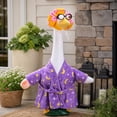 thumbnail image 6 of Lady Porch Goose Outfit for 23'' Cement Plastic Lawn Goose Statue Clothes Cow Pattern Bathrobe Coffee Cup Curlers for Outdoor Garden Yard Patio Decoration, 6 of 6