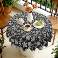 thumbnail image 4 of Round Tablecloth Spring Summer Table Cover flower 60 x 60 Inch Round for Party Dinner Picnic, 4 of 5