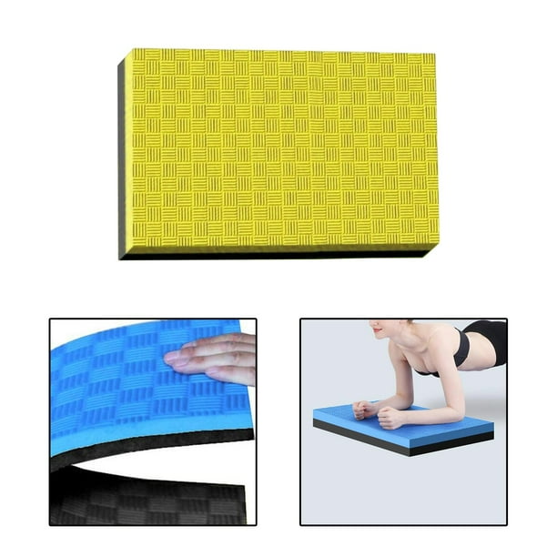 Balance Pads Yoga Mat Trainer Antideslizante Fitness Home Gym Silla Cojín Ejercicio Tobillo Cojín para viajes, adultos, baile, físico, Amarillo18x32x4cm DYNWAVEMX Almohadillas de equilibrio