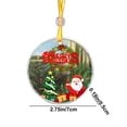 thumbnail image 3 of Hermosos letreros navideños de resina con temática navideña con imágenes elegantes y decoraciones festivas que son ideales para agregar calidez y alegría a su estilo de decoración navideña., 3 of 6