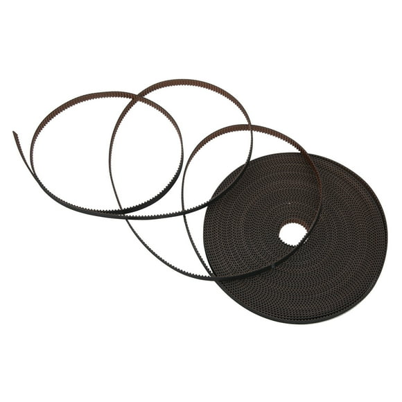 Synchronous Belt 6mm Non Slip Timing Belt High Strength Rubber Timing Belt for Linear Drive Black Rubber Material High Strength Rubber Belt High Smoothness and Accuracy