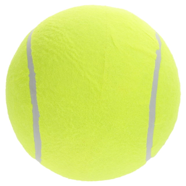AURARMLET 1Set Inflatable Ball for Children Giant Tennis Ball Rubber Nylon Round Shape Indoor and Outdoor Play
