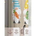 thumbnail image 6 of Gnomes Easter Sheer Curtains 96 Inch Length 2 Panels Set Window Treatments, Vintage Bunny Eggs Retro Art Rustic Rod Pocket Semi Curtains for Living Room/Bedroom/Kitchen Décor, 104"W x 96"L, 6 of 7