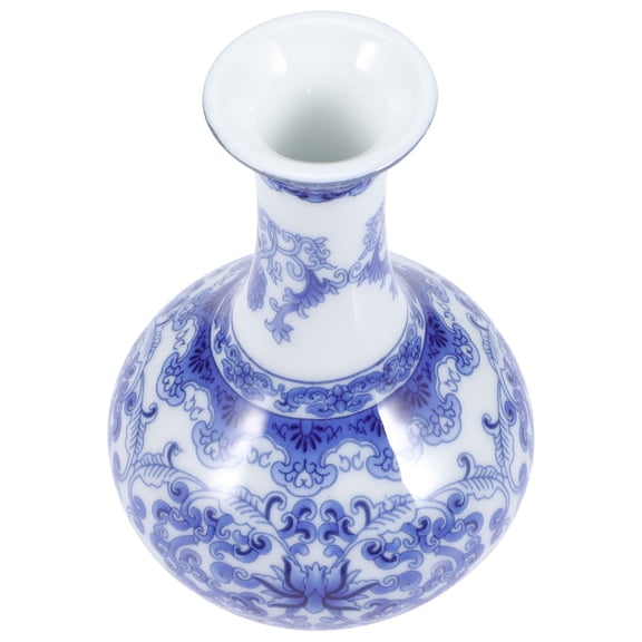 Masteelf Floral Arrangement Holder Chinoiserie Planter Vase for Flowers Small Vases Decor Office