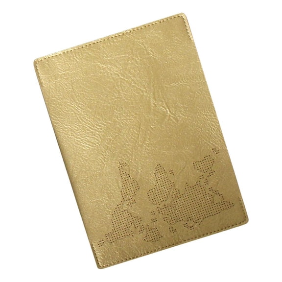 1eatherPassport Holder With Customizable World Map Crosses Stitches Set Travel Accessories Gift For Travel Memory Tracking
