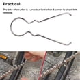 thumbnail image 4 of Decodeary Chain Tool Stainless Steel Space Saving Bicycle Maintenance Repairing Cycling Plier Disassembly Tools Rust-proof Links Removers silver 8x4.3cm 1Set, 4 of 6