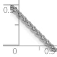 thumbnail image 5 of 14K White Gold 1.4mm Solid D/C Spiga Chain, 5 of 5