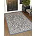thumbnail image 3 of Unique Loom Outdoor Botanical Traditional Rug 7' x 10' Rectangle Navy Blue/Beige, 3 of 5