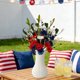 thumbnail image 4 of Independence Day Faux Plant Potted Bonsai Realistic Indoor Office Desktop Decoration Patriotic Theme Home Table Display Accent, 4 of 5