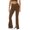 Coffee independence day dresses for women, variant on Wenini Yoga Pants for Women Summer Solid Long Pants Hawaiian Fashion Loose Flare Pants High Waisted Workout Leggings Stretchy Non-See Through Tummy Control Bootcut Yoga Pants Coffee xl