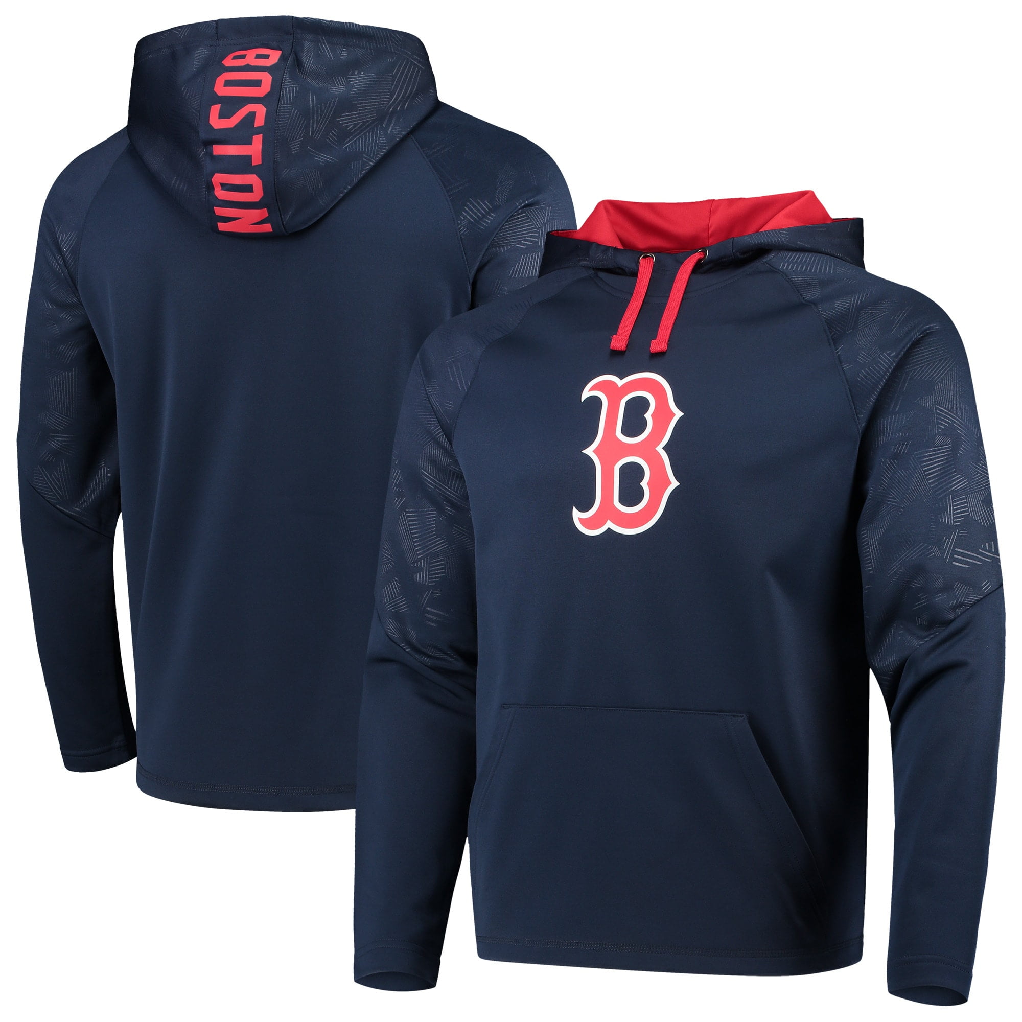 Boston Red Sox Fanatics Branded Defender Mission Primary Logo Pullover Hoodie - Navy - Walmart 
