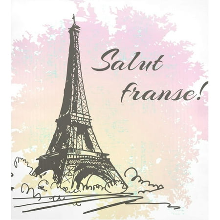 

Hyjoy 23x26In Pink Eiffel Tower Dishwasher Magnet Cover Reusable Fridge Panel Decal with Magnetic Stickers for Kitchen Appliance Home Decor