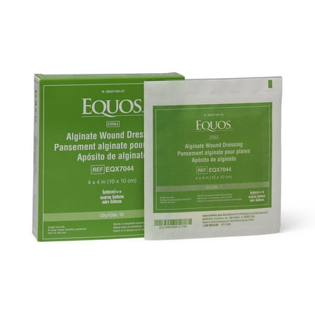 EQUOS Calcium Alginate Wound Dressing, 4" x 4"
