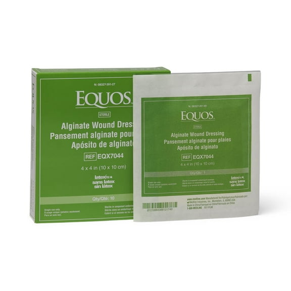 EQUOS Calcium Alginate Wound Dressing, 4" x 4"