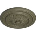 thumbnail image 3 of Ekena Millwork 16"OD x 2 1/4"P Wigan Ceiling Medallion, Hand-Painted Spartan Stone, 3 of 6
