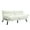White, variant on MOONMISS Futon Sofa Bed Linen Couch Modern Convertible Folding Recliner,Rose Red