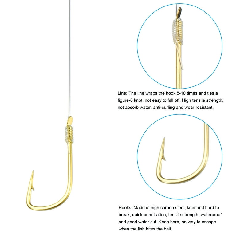 Uxcell 5# Small Fishing Hooks with 45cm Line, 0.4x0.2 Inch Double Hook Rig with Barbs Fishing Hook, Gold Tone 20Pcs - Walmart.com Uxcell 5# Small Fishing Hooks with 45cm Line, 0.4x0.2 Inch Double Hook Rig with Barbs Fishing Hook, Gold Tone 20Pcs - Walmart.com