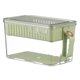 thumbnail image 2 of Caja de almacenamiento cesta de drenaje refrigerador contenedores sellados con mango de frutas vegetales, 2 of 11