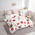 thumbnail image 3 of Homewish Merry Christmas 7pcs Bedding Comforter Set,Cute Xmas Gifts Queen Bedding Sets,Santa Claus Xmas Reindeer Queen Sheet Sets For Girls Boys,Luxury Bedroom Decor Reversible, 3 of 8
