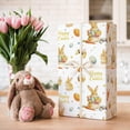 thumbnail image 4 of Gaming Easter Wrapping Paper - Jumbo Sheets, Bunny Gift Wrap with Happy Easter, Rabbits, Easter Eggs, Carrots, Floral and Controllers, for Easter, Spring, 4 of 4