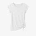 thumbnail image 3 of Lzobxe Summer Tops for Women Athletic Short Sleeve Crew Neck Basic Running Sport Summer Casual Comfy Workout,Size S-2XL, 3 of 5
