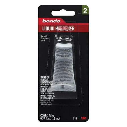 6 Pc, Bondo Liquid Hardener 0.37 Oz