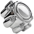 thumbnail image 2 of Krator 4x Chrome Center Caps Wheel Lug Nut Hub Cap Covers Compatible with 1999-2005 Ford F250 SuperDuty / 1999-2005 Ford F350 SuperDuty SRW / 2000-2005 Ford Excursion, 2 of 8