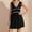 A_ Black, variant on Beach Cover Ups Mini Dress for Women Summer Loose Deep V Neck 2025 Sleeveless Swing Party Cocktail Babydoll Dresses Hot Pink M