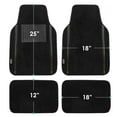 thumbnail image 4 of Universal Fit Galaxy13 Metallic Stripe Non-Slip Carpet Car Floor Mats - Full Set, 4 of 7