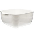 thumbnail image 1 of unbranded Double Layer Fruit Washing Basket White Reusable Kitchen Fruit Drain Basket Practical, 1 of 7