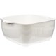thumbnail image 1 of unbranded Double Layer Fruit Washing Basket White Reusable Kitchen Fruit Drain Basket Practical, 1 of 7