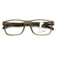 thumbnail image 4 of Men Rectangular Progressive Reading Glasses - No Line Clear on Top Bifocal Reader - Wood Grain Printed Temple ZT114 +2.25, 4 of 4