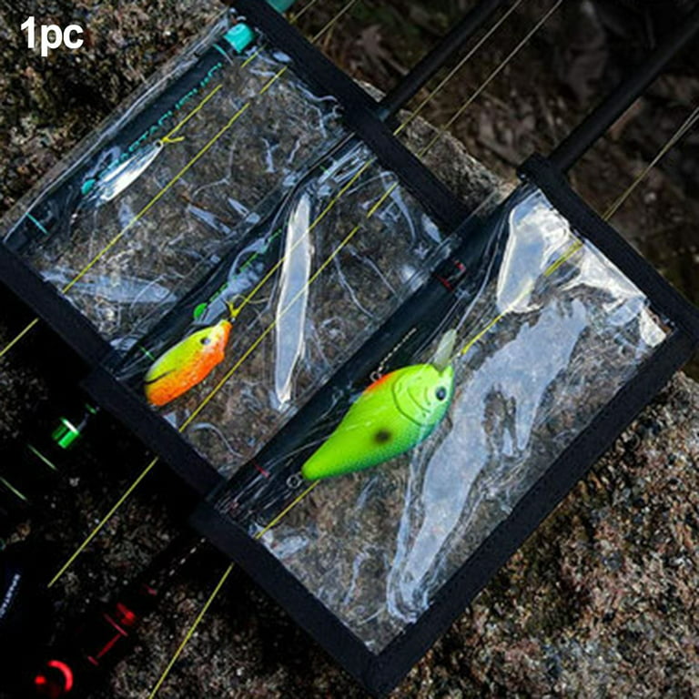 Fishing Lure Cover Pvc Hook Wraps Fishing Bait Storage Bag Clear Protective  Bag 