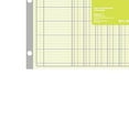 thumbnail image 5 of Staples 13 Columns Columnar Book 16.31"W x 11"H Green (ST18868), 5 of 5