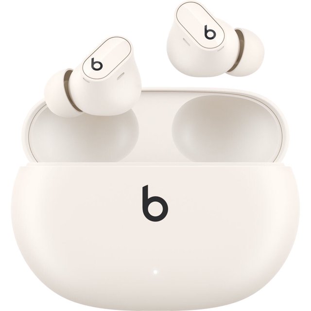 Beats Studio Buds +True Wireless con cancelación de ruido Auriculares Bluetooth resistentes al sudor Auriculares deportivos con funda de carga con micrófono Studio Buds - Ivory