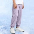 thumbnail image 4 of Ugoldhm Girls Quick-Dry Joggers - Elastic Waist Lightweight Casual Sweatpants 3-13 Years, 4 of 8