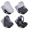 thumbnail image 4 of Funda para silla de auto para bebé liuliuby 2 en 1, malla transpirable con protección solar, 4 of 9