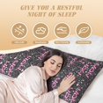 thumbnail image 2 of Yiaed Body Pillow Cover, Ultra Soft Microfiber Pillowcases, Breathable Long Pillow Case, Envelope Closure-Lovely Mom Ever (20x54 inch)（Pillow core not included）, 2 of 5