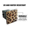 thumbnail image 2 of Leopard Print Animal Spots Tow Trailer Hitch Cover Plug Insert, 2 of 6