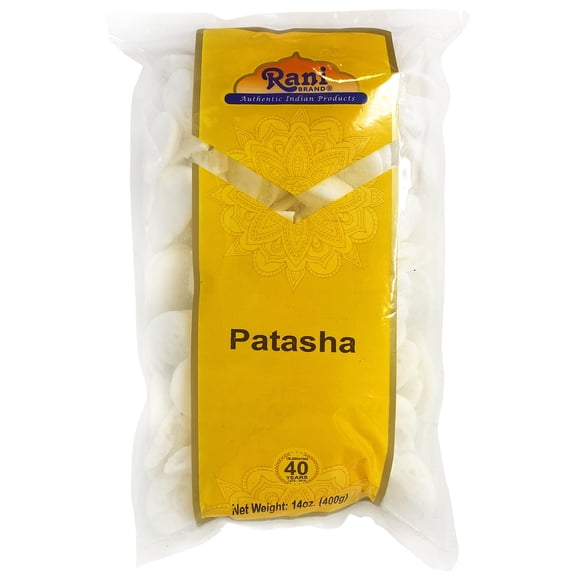 Rani Patasha (Indian Sugar Drop Candy) 14oz (400g) ~ All Natural, No Preservatives | Vegan | Gluten Friendly | NON-GMO | Indian Origin