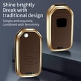 thumbnail image 5 of For Honda B 3 buttons Civic City Accord CRV XR-V Vezel Jade HRV Zinc alloy+leather Car Remote Key Cover Case Shell Accessories, 5 of 23