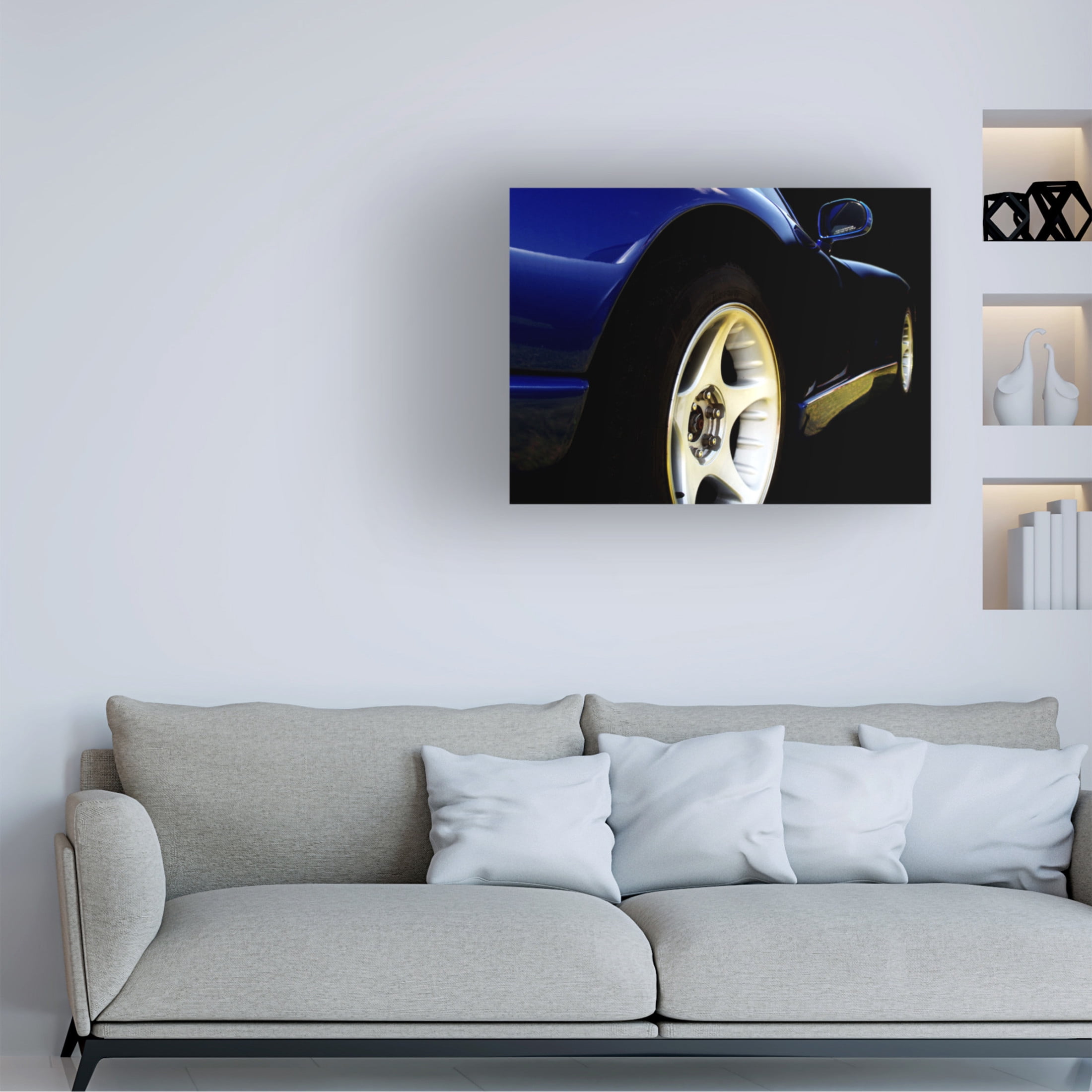 Canvas Wall Art - Clive Branson '97 Viper' Wall Art for Living Room, Bedroom, or Office Décor by Trademark Fine Art - 32 x 24 Inches